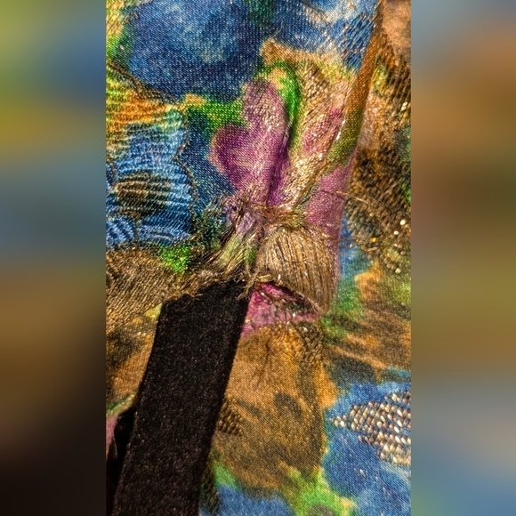 Vintage Mid Century  (50s  Or‎ 60s (?)) Floral Sheath Dress - Picture 8 of 10